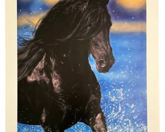 Signed Lesley Harrison “Where Such Mejesty" Print
