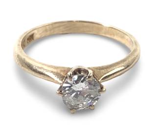 Incredible 10K Gold .65ct Diamond Ring
