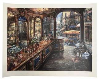 Signed Vadik Suljakov “La Tremblade" Serigraph
