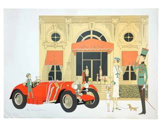 Signed Denis Paul Noyer Lithograph
