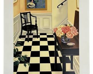 Signed Susan Rios Still Life Serigraph
