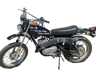 Vintage 1975 Harley Davidson AMF Motorcycle
