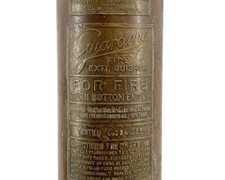 A. C. Rowe & Son Copper & Brass Fire Extinguisher

