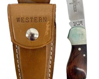 Hand-Crafted Western S-532 Lock-Blade Knife
