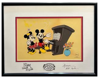 Disney Signed Wayne Allwine & Russi Taylor Sericel
