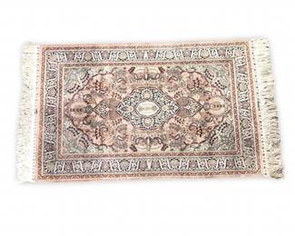 Remarkable Turkish Tabriz Fringe Area Rug
