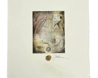 Signed & Stamped Jardine Lithograph
