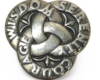 James Avery Sterling Retired Serenity Charm
