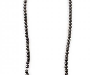 Sterling Clasp Native Silver Pearl Necklace
