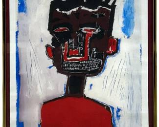 Jean-Michel Basquiat Abstract Portrait Serigraph
