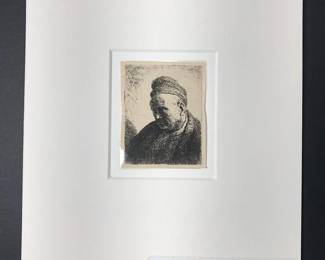 Circa 1890 Heliogravure (circle of) Rembrandt
