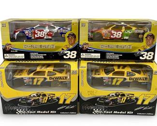 4pc Collector’s Dewalt Die-Cast Racing Cars
