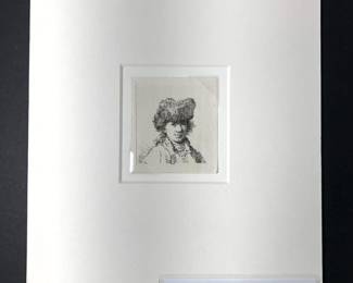 Circa 1890 Heliogravure Rembrandt Van Rijn

