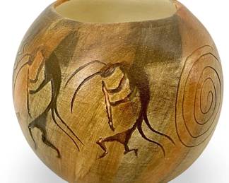 Signed Binishtaa Navajo Native American Pottery
