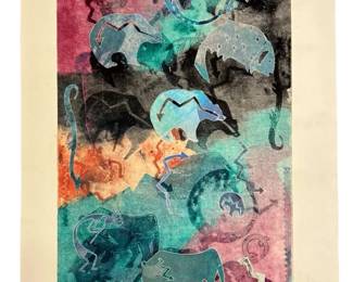 Signed Jormay Gonzalez Monduy Lithograph
