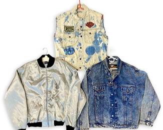 3pc Harley Davidson/Big Yank Biker Jackets & Vests
