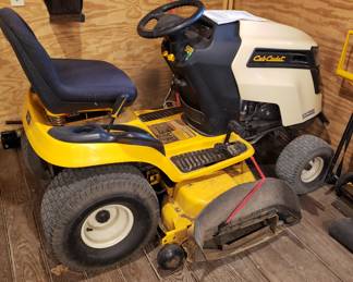 Cub Cadet riding mower
Running - giving off exhaust
New battery
302 hours
Prices not available before the sale