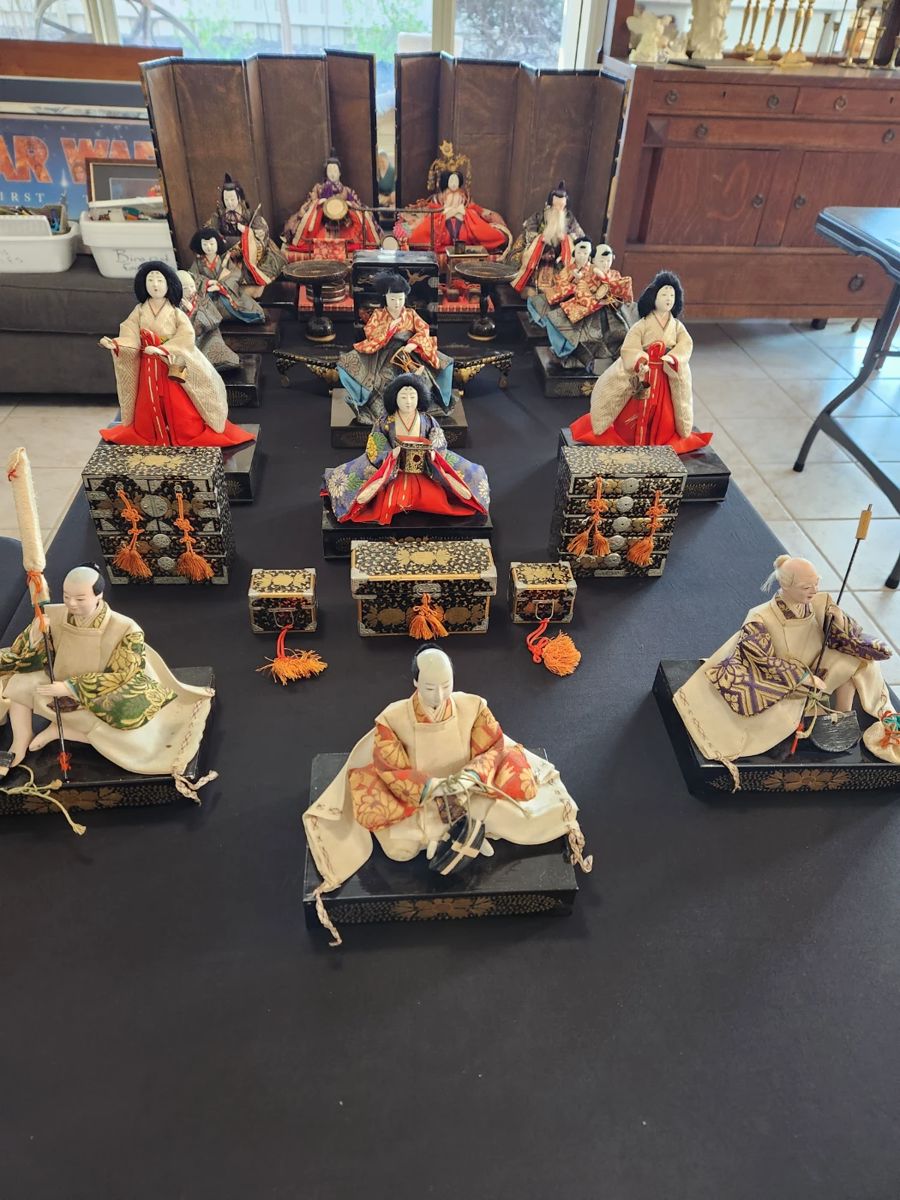 Pre 1963 Japanese Hina Matsuri Doll Set