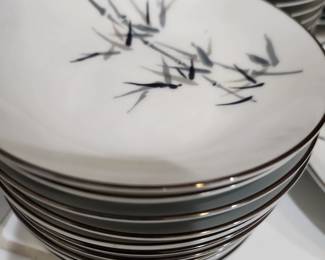 Vintage Noritake dinnerware Bamboo pattern bought in 1963 Japan