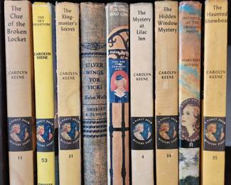 Original Nancy Drew and various vintage books. Bought in 1963 Japan at military base