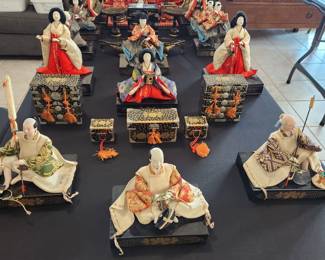 Pre 1963 Japanese Hina Matsuri Doll Set