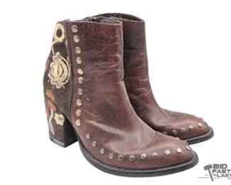 2012 NEW Double DOld Gringo Granny Takes A Trip, Red Leather Boots
