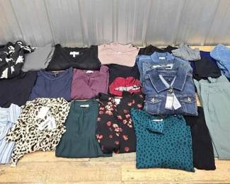 3400 27 Pieces of Clothing Includes Shirts, Dresses More