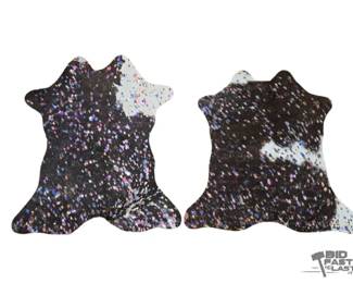 5518 NEW 2 Mini Rainbow Glamorous Cowhides