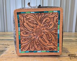 1502 NEW American Darling CowhideTooled Jewelry Case