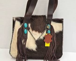 5300 NEW Klassy Cowgirl Cowhide Fringe Tote Bag