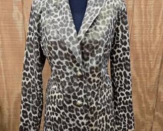 3202 Berek Leopard Print Blazer