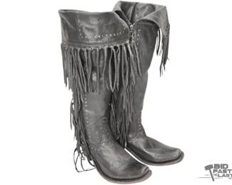 2005 Liberty Black Brianna Fringe Boots