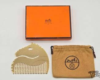 1420 Hermes Horse Cheval Comb