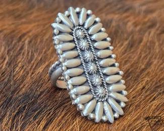 1360 Native American Sterling Silver Earrings