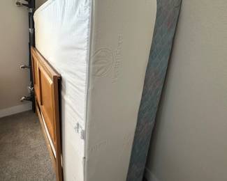 Queen mattress & box springs, including head & foot board 
