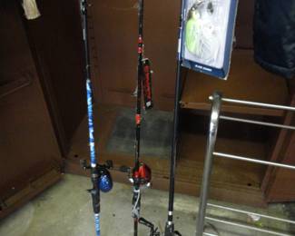 Only one fishing pole left
