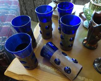 Hand Blown Cobalt BlueTumbler