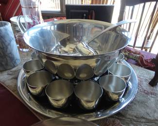 Pewter Set with Jefferson Cups for your next party
