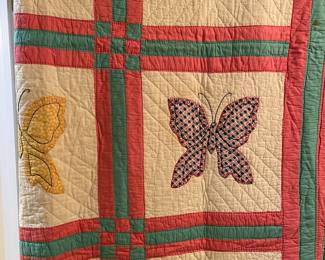 Butterfly Antique quilt