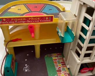 Fisher Price parking ramp-service center