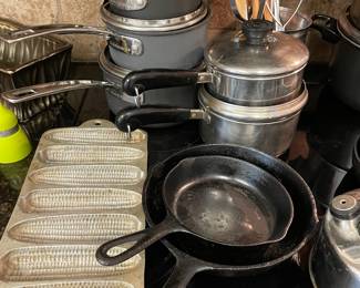 Cast iron, cast aluminum 