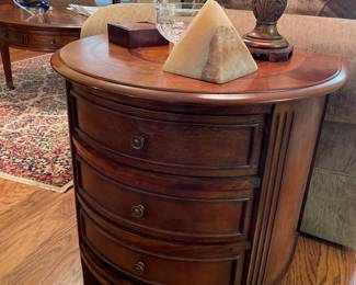 1 of 2 Demi-lune side tables