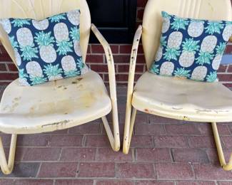 1950's metal chairs