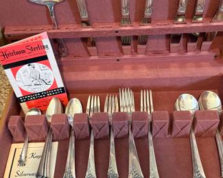 Heirloom Sterling Flatware Set