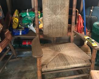 1 of 2 Rocking Chairs Cracker Barrell