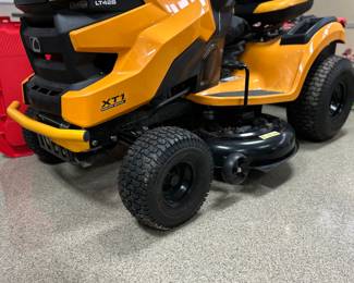 Cub Tractor with a registered use of 11 hrs.  Bids will be taken from a base price of $2000 with the highest bid announced at end of Sale Day Sat.  