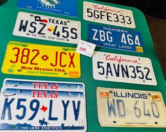 License plates