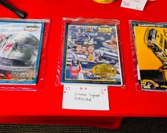 Signed Nascar Magazines