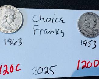 franks coins 1963/1953