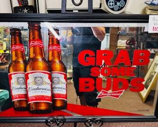 Budweiser mirrored photo